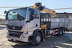 Бортовой автомобиль HOWO ТХ 6X4 с КМУ