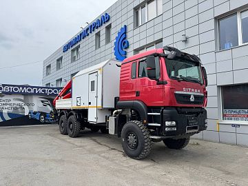 ПАРМ Sitrak 6x6 с КМУ ИМ-95